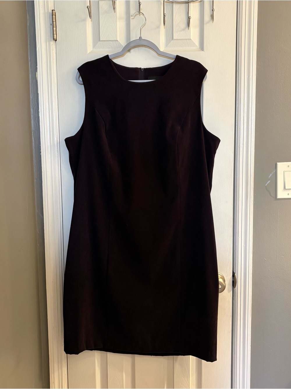 Vintage Sag Harbor Sleeveless Dress Royal Purple Size 20 W